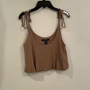 Olive Green Crop Top
